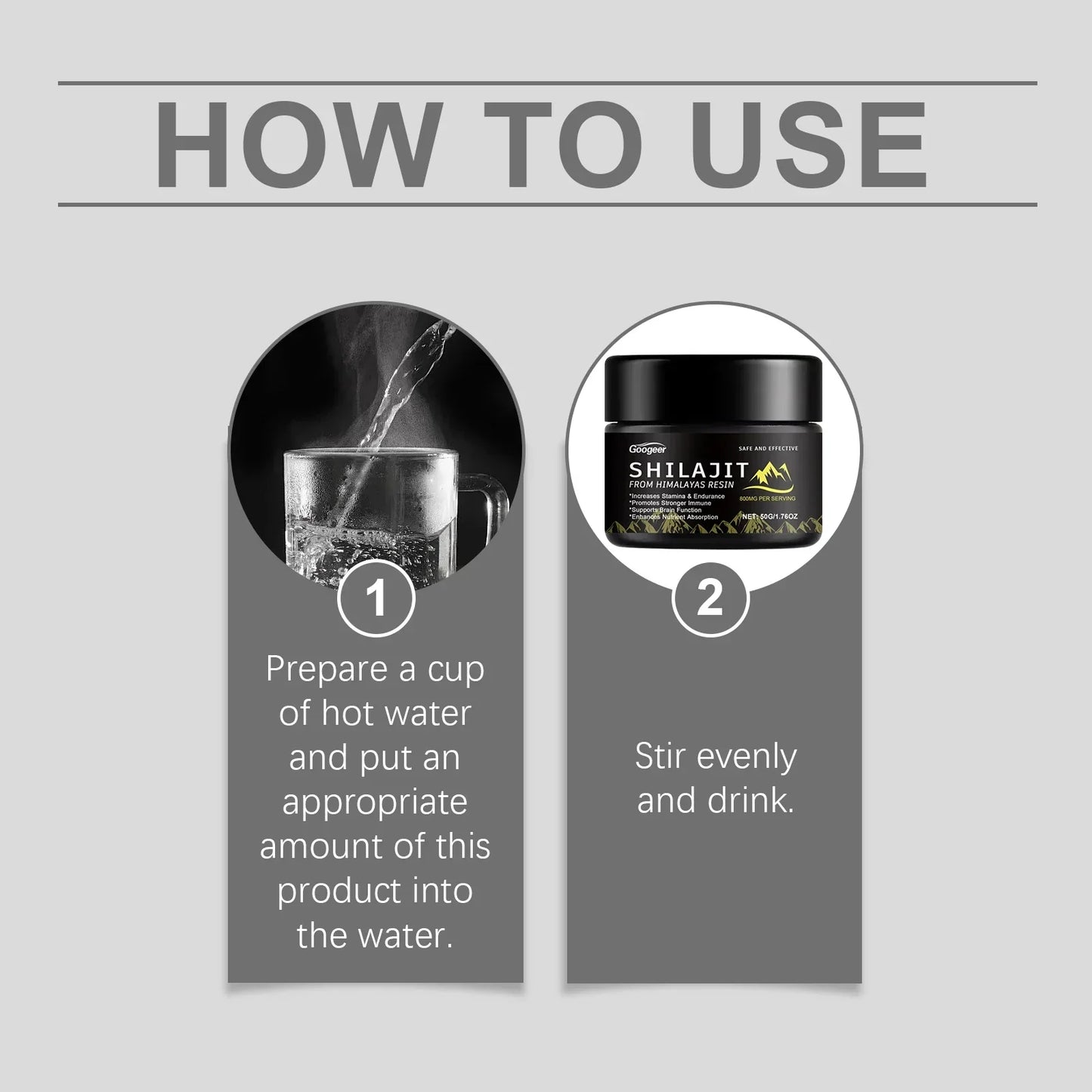 50g Himalayan Shilajit Resin Body Vitality, Immune Support Healthy Aging Wellness